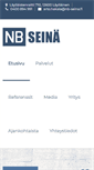 Mobile Screenshot of nb-seina.fi